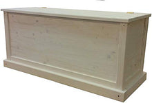TOTAL WOOD 2012 Cassapanca in Legno 150x40x45 cm impregnata Bianco decapato Anche su Misura