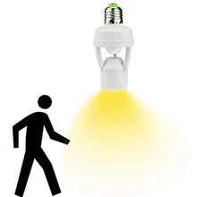 Yiwa - Interruttore di Presa di Corrente E27 per Lampada a LED, sensore infrarossi, Movimento PIR