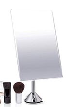 SHY Specchio per Trucco Singolo da Tavolo ， Specchio per Trucco sollevabile, Specchio per Trucco Rotondo ingranditore 3X ， Specchio cosmetico da appoggio Portatile, altez