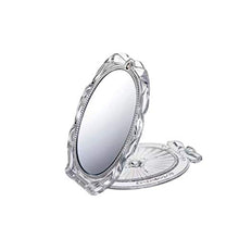 dhcsf Specchio Professionale per Il Trucco Pieghevole Pieghevole Specchio per Il Trucco Portatile Portatile Puntello Trucco Specchio Bagno Bagno Viaggio Viaggio Trasparente