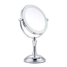 Specchio per il Trucco, Desktop con Luce Soffusa a LED Che Oscura Trucco a Rotazione a 360 ° R01 Trucco