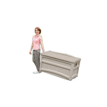 Suncast 0002668 Panca portaoggetti in resina per esterni/giardino, 116.84 cm x 60.00 cm x 64.77
