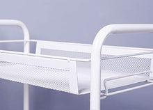 &ripiano di stoccaggio Scaffalature Unità Semplice Casa Cucina Camera da letto Carrello multistrato Bagno Sala da pranzo Scaffale bianco Scaffale di finitura (Color : 4 layer)
