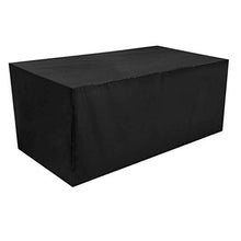 Copertura Tavolo Giardino Esterno, Copertura Mobili Giardino Telo Protettivo Rettangolare 210D Oxford Antivento/UV/Impermeabile per Tavolo Sedie da Esterni,350 * 260 * 90cm
