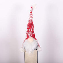 UPKOCH 4 Pezzi Maniche per Bottiglie di Vino Copri Bottiglie per Cappelli da Babbo Natale Porta Posate Mini Cappelli di Agrifoglio E Bacche di Natale per Decorazioni da Tavola per Feste