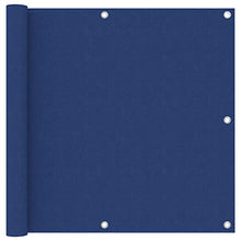 vidaXL Paravento da Balcone Blu 90x600 cm Tessuto Oxford