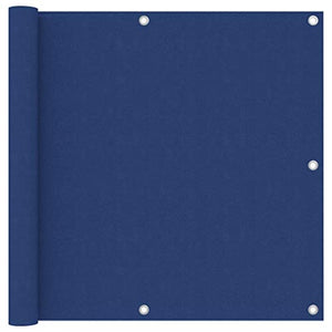 vidaXL Paravento Balcone Blu 90x400 cm in Tessuto Oxford