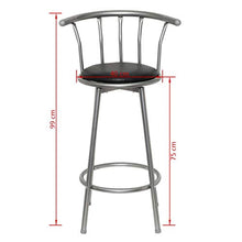 vidaXL 2X Sgabelli da Bar con Schienale in Similpelle Sedie Alte Angolo Cucina