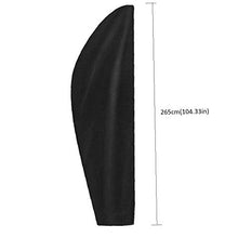 TOPofly Ombrellone Copertura, coperture in Tessuto Oxford ombrellone con Cerniera, Copertura UV-Anti Antivento Ombrellone Protezione (265 Centimetri)
