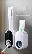 Tisi Dispenser Dentifricio Automatico Squeezer Dispenser per Bambini e Adulti Famiglia Doccia, è Montaggio a Parete Accessori Bagno con Super Sticky Ventosa (Nero)