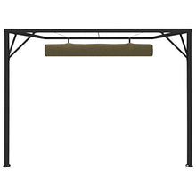 Tidyard Gazebo da Giardino con Tetto Retrattile 180 g/m² 3x3 m Gazebo Pergola Pergola da Giardino Telo Scorrevole Poliestere Impermeabile Struttura in Acciaio con Tetto a Scomparsa
