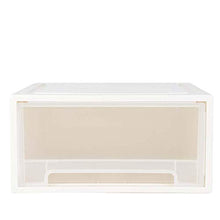 Contenitori impilabili,Scatole di immagazzinaggio del Guardaroba dell'organizzatore del cassetto di plastica,Cesto portaoggetti Make-up Organizzatore Trasparente Multi-Cassetto,42.3 x 45.5 x 20.5cm