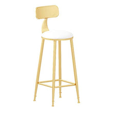 HLL Sgabelli, sedie sedia elegante Home Décor colazione cucina bancone bar con poggiapiedi, velluto di seduta Gambe di arte del ferro in metallo dorato, il 45/65 / 75cm di disegno moderno,Seduto alte