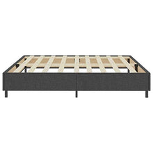 FAMIROSA Letto a Molle Grigio Scuro in Tessuto 200x200 cm-4801