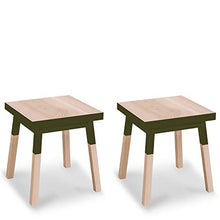 Il mio piccolo mobile francese EGEE2 - Comodino in legno di frassino massiccio, 100% Made in France