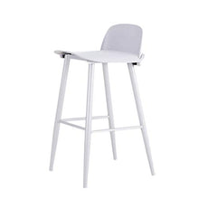 SAP - Sgabello da bar alla moda, creativo, per sedia da bar, sedia da bar e schienale alto, girevole, per la colazione, per il ristorante, resistente (colore: bianco)