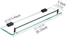 GDFEH Scaffale per Doccia Nero Black Lo Strato Singolo Bagno Scaffale per Bagno Bagno Bagno Scaffale in Vetro temperato Scaffale Doccia in Vetro temperato