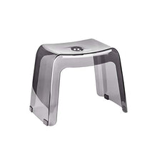 Niduo Bear Sgabello da Bagno per la casa Sgabello da Bagno per Anziani, Antiscivolo Panco Piccolo Stackabkle Soggiorno Scarpa Sgabello Che Cambia Sgabello Spessore PCTG,Grigio