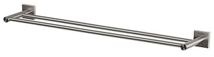 Spirella, Nyo, portasciugamani con binario da 60 cm, doppio, 60 x 12,5 cm, acciaio inox, 60 x 12,5 cm