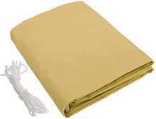 MEIDEL Tenda a Vela Impermeabile Quadrata 2x5m UV Ombrager Tenda Ombreggiante Telo Sole per Esterni, Cortile, Giardino, Beige