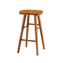 XIN CHANG LWH Sgabelli da Bar in Legno, con poggiapiedi Domestico Sgabello da Bar da Stiro Colazione da Cucina da Cucina sgabelli da Bar (Color : B, Size : 75CM)