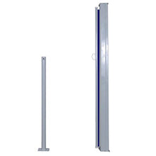 UnfadeMemory Tenda da Sole Laterale Retrattile per Balcone, Esterno e Terrazzo, Retrattile, Antivento, Protezione Privacy, Protezione Solare 120 x 300 cm Blu