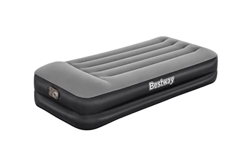 Bestway 67401 Airbed Tritech Bicolor Nero/Grigio Singolo Floccato Cm. 191X97X46