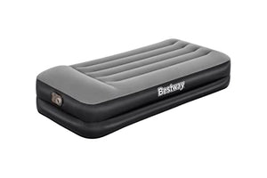 Bestway 67401 Airbed Tritech Bicolor Nero/Grigio Singolo Floccato Cm. 191X97X46