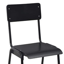 Festnight 3 pz Set da Bar Tavolo e Sedie in Acciaio Marrone Nero Bianco,Set Tavolo e Sedie da Cucina