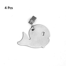 Xzbnwuviei, clip per tovaglia in acciaio inox, 4 pezzi, clip per appendere la tovaglia in acciaio inox, morsetti multifunzione per tovaglia da picnic