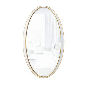 Bathroom mirror Specchio Bagno Nordico Semplice Specchio Ovale a Parete Specchio da Trucco Specchio da Bagno