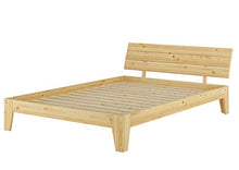 Erst-Holz Solido Matrimoniale in Pino massello 140x200 Anche per Ragazzi con doghe rigide 60.62-14