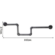 &ripiano di stoccaggio Mensole a muro, American Retro vento industriale Bookshelf tubo del metallo Rack Mensola Sfondo Mensola decorativo Scaffale di finitura (Color : 1#)