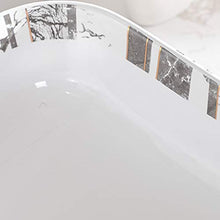 Lavandini bagno Lavelli da Bagno Lavabo in Ceramica Semplice Bagno Vanità Regalo in Stile Grigio Bianco e Nero (Color : Bianca, Size : 40x40x15cm)