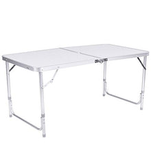 DERCLIVE - Cavalletto pieghevole da tavolo, 1,2 m, per campeggio, feste, picnic, barbecue, stalla per interni