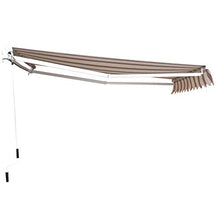 KX-YF Tenda A Vela Parasole Tenda da Sole per Veranda A Scomparsa Manuale per L'installazione su Un Patio, Balcone O Vetrina per Patio Esterno da Giardino