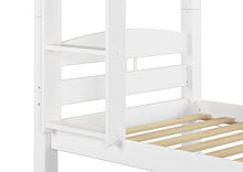 Erst-Holz Chic Letto a Castello 90x200 per Bambini in Pino Bianco divisibile con doghe rigide 60.10-09W