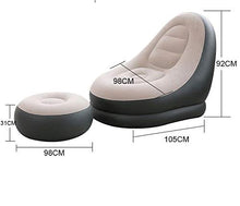 XHCsoft Lettino Gonfiabile Lounger Air Sofa Hammock-Portatile, a Prova d'Acqua e Anti-Aria Che perde Il Design Ideale Divano