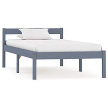 SKM Giroletto Grigio in Legno Massello di Pino 100x200 cm (14.16kg)