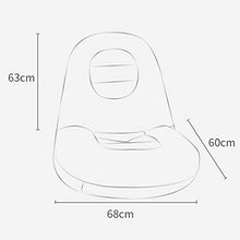 MEIMEI Divano pigro Sedia Letto Posteriore Sedia Singola Camera da Letto Piccolo Divano Pieghevole Divano Balcone Finestra Sedia (Color : Dark Gray)