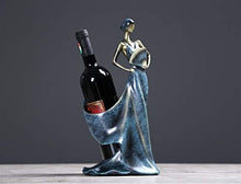 QQSGBD Portabottiglie da Vino Bellezza Lady Statua della cremagliera della bottig Ornamentali in Resina Vino Decorazioni Bicchieri Regalo Craft Accessori arredo Antiscivolo