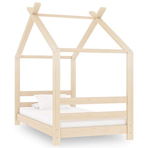 FAMIROSA Giroletto per Bambini in Legno Massello di Pino 70x140 cm-9607