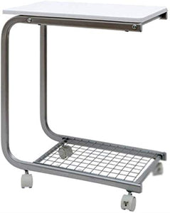Tavolino da salotto semplice e portatile puleggia piccolo mini doppio strato di stoccaggio tavolo da tè semplice soggiorno divano camera da letto bagno tavolo contrattazione stabile (colore A)
