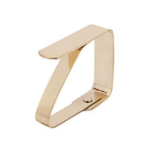 Allsor 5 * 4 cm Clip per tovaglia da tavola Clip per Copertura da Tavolo, 4 Pezzi per Copertura per tovaglia in Acciaio Inossidabile, Clip per tovaglia, per Tenere Le Parti della tovaglia