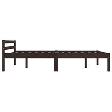 SKM Giroletto Marrone Scuro in Legno Massello di Pino 120x200 cm (18.38kg)