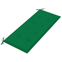 vidaXL Panchina da Giardino con Cuscino 135 cm in Massello d'Acacia