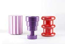 Kartell Colonna Sgabello, Tecnopolimero termoplastico colorato in Massa, Viola, 34.5 x 46 cm