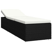 Tidyard 3 pz Set Lettini Prendisole Reclinabili in Polyrattan con Tavolino,Lettino da Sole,Lettino da Giardino Esterno,Lettino Prendisole da Piscina Patio Terrazzo Spaggia Mare 195x60x31 cm