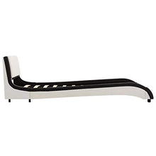 SKM Giroletto Nero e Bianco in Similpelle 90x200 cm (29.05kg) Nero-0342