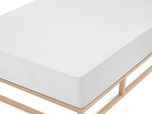 Biberna 0012344 Lenzuolo Frottee-Stretch (Altezza Materasso max. 22 cm) 1X 140X200 cm > 160X200 cm, Bianca